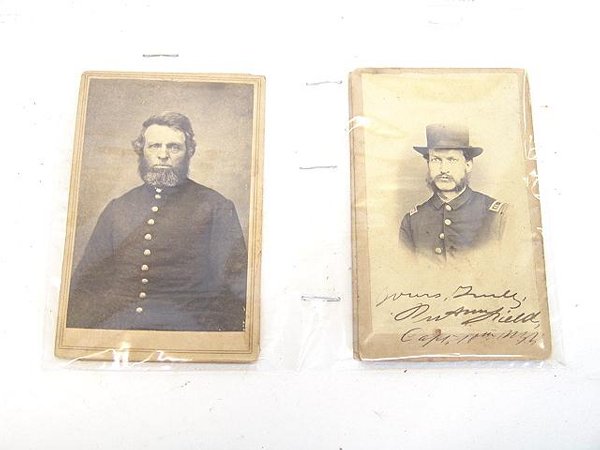 4 CDV IMAGES OF CIVIL WAR SOLDIERS