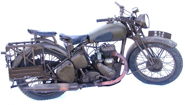 1939 BSA ONE CYLINDER MILITARY MOTORCYCLE