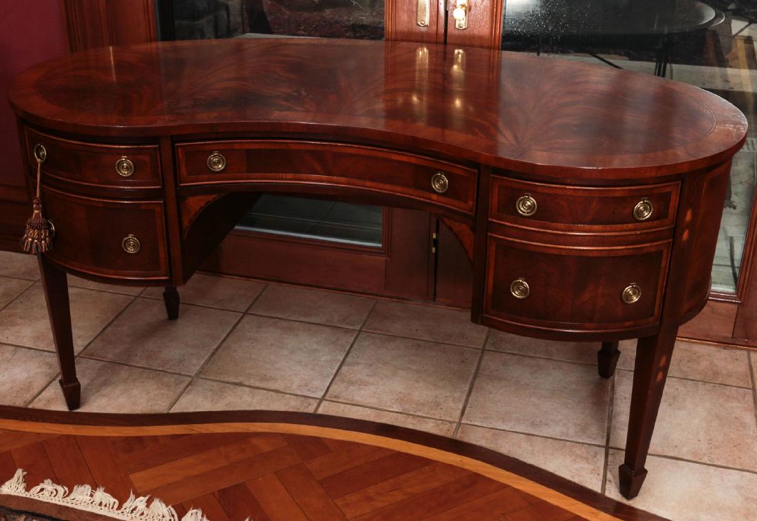A Hepplewhite Style Mahogany Kidney Shape Desk May 29 2019