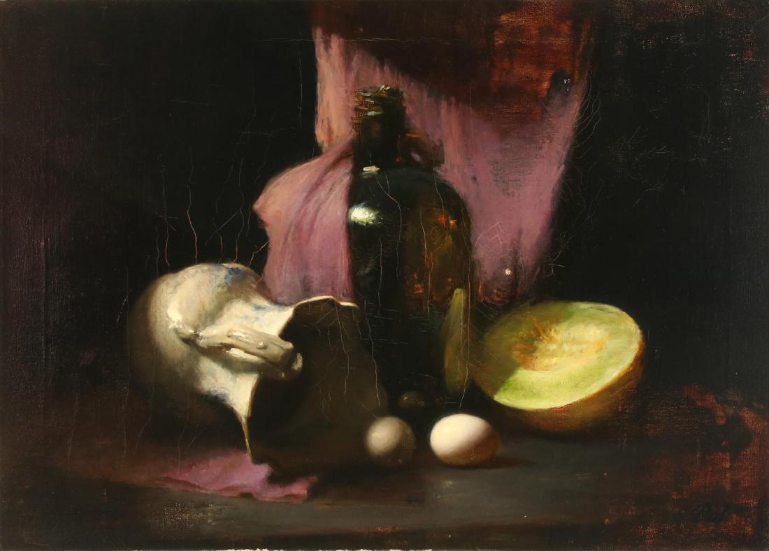 DAVID LEFFEL (BORN 1931) OIL ON CANVAS (1 of 12)