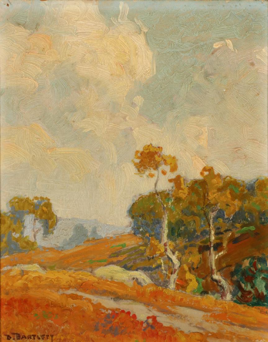 DANA BARTLETT (CALIFORNIA 1882-1957) OIL ON BOARD (1 of 9)