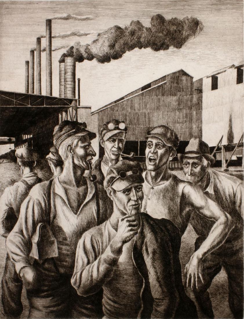 JACKSON LEE NESBITT (1913-2008) SIGNED ETCHING (1 of 12)