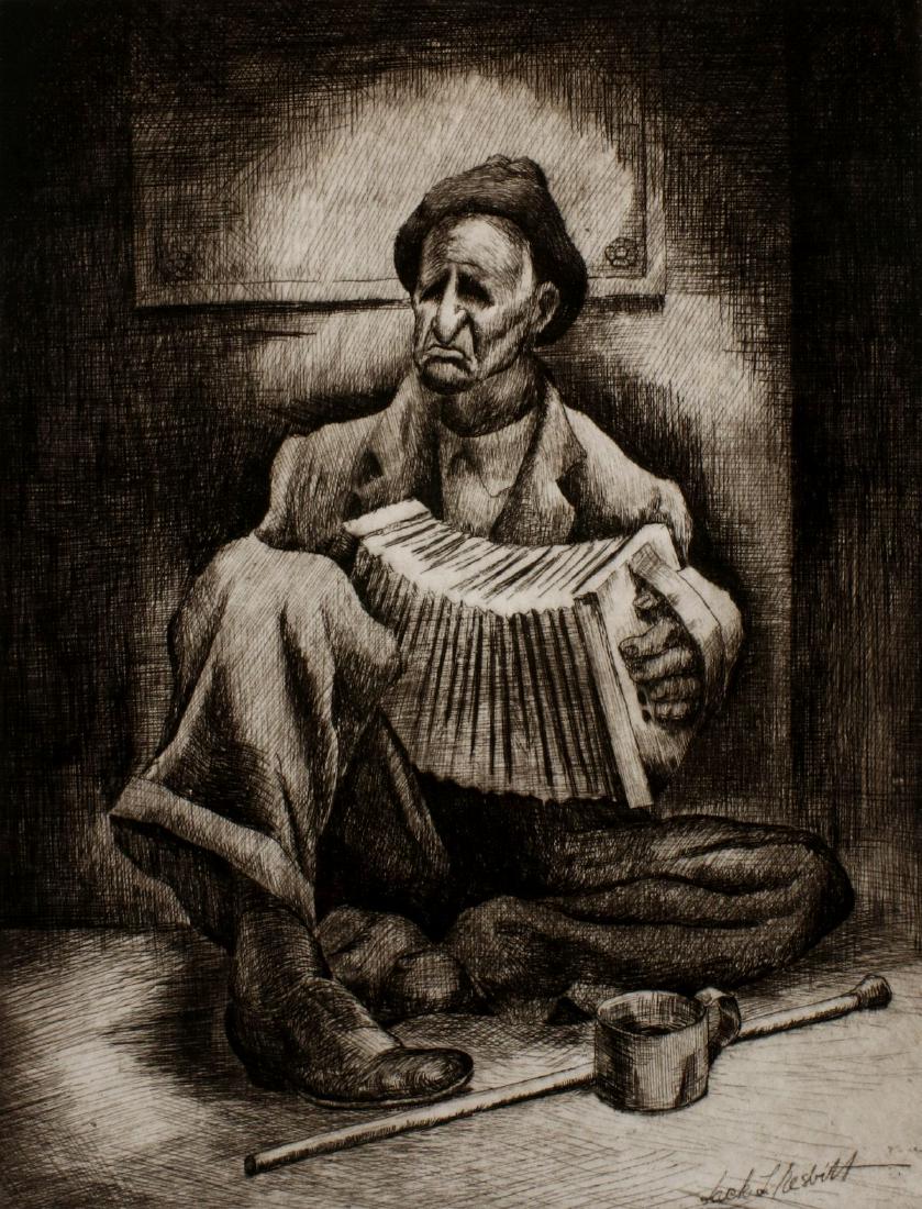 JACKSON LEE NESBITT (1913-2008) SIGNED ETCHING (1 of 13)