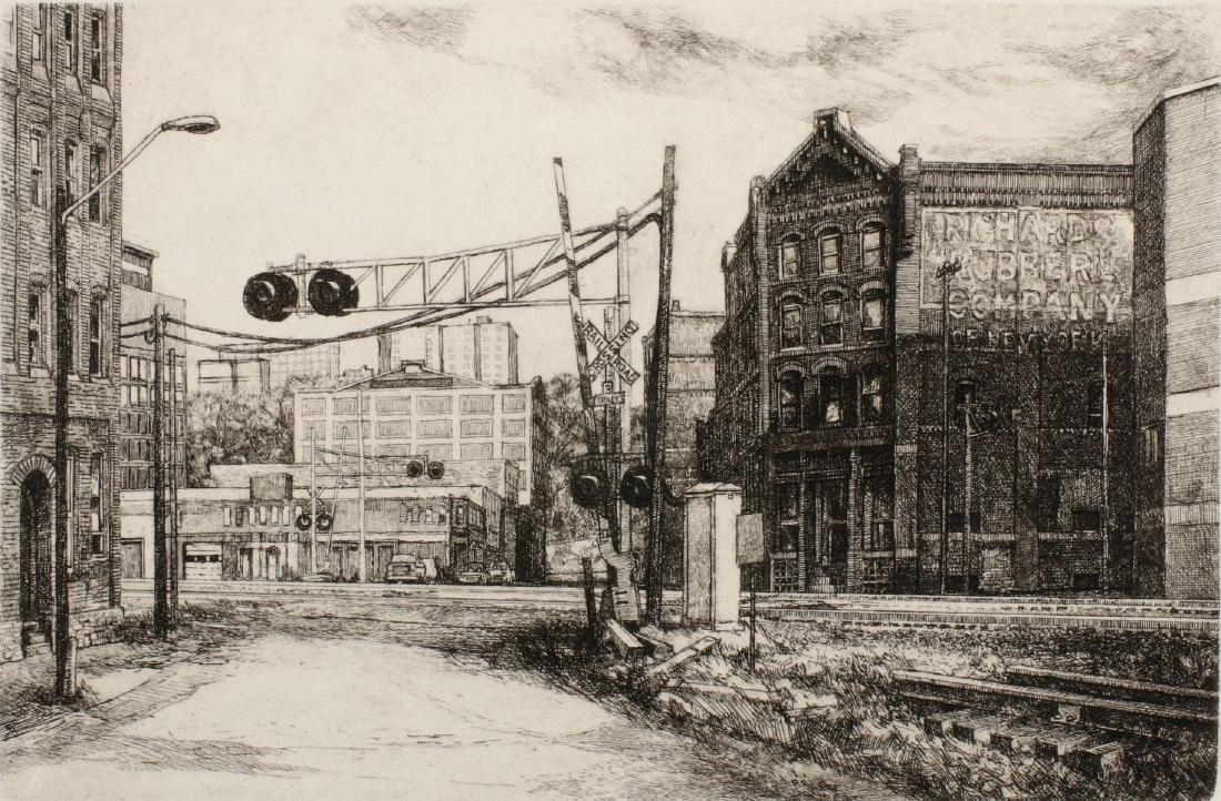 DOUG OSA (KANSAS B 1952) PENCIL SIGNED ETCHING (1 of 11)