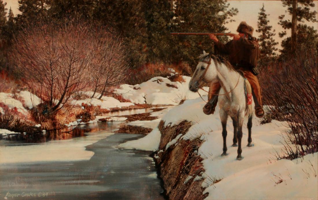 ROGER COOKE (1941-2012) OIL ON BOARD (1 of 10)