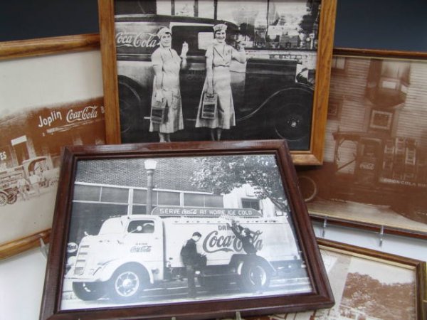 FIVE EARLY COCA-COLA RELATED PHOTO REPRINTS