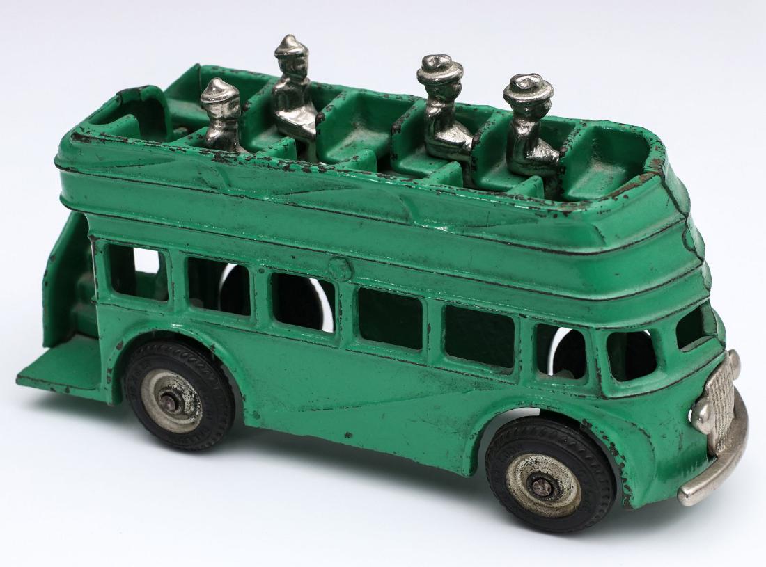 cast iron double decker bus