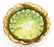 LOW MELON RIB ART GLASS BOWL SIGNED LOETZ AUSTRIA - 6