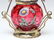 MICA FLECK BRIDE'S BASKET AND ENAMELED PICKLE CASTOR - 12