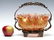 MICA FLECK BRIDE'S BASKET AND ENAMELED PICKLE CASTOR - 3