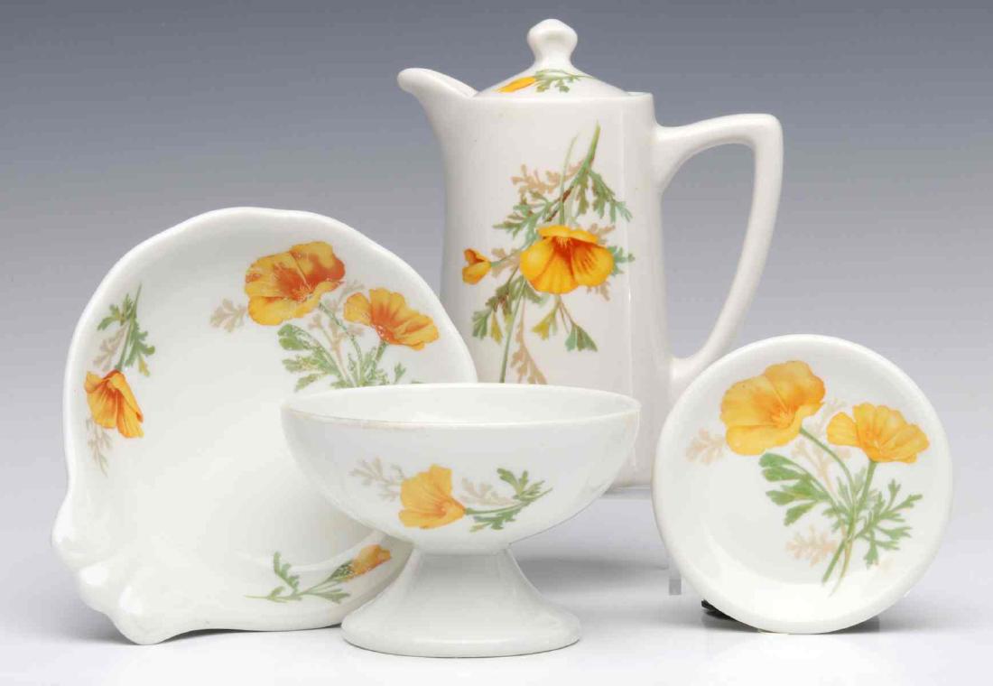AT&SF SANTA FE RAILROAD CALIFORNIA POPPY CHINA (1 of 14)