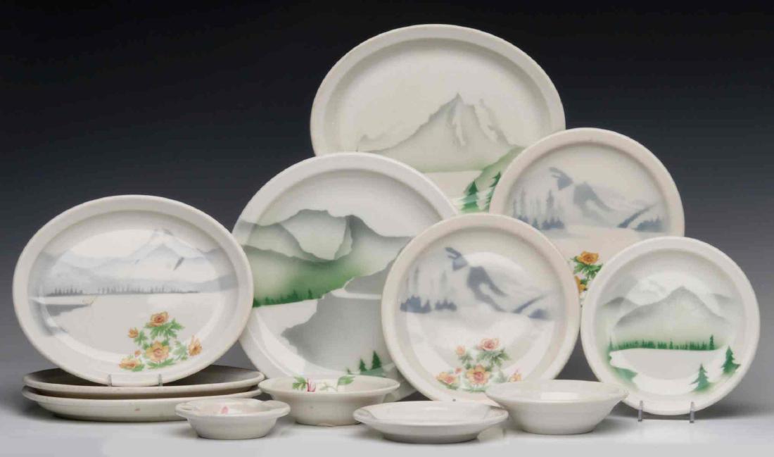 GREAT NORTHERN RAILWAYS MOUNTAINS & FLOWERS CHINA (1 of 16)