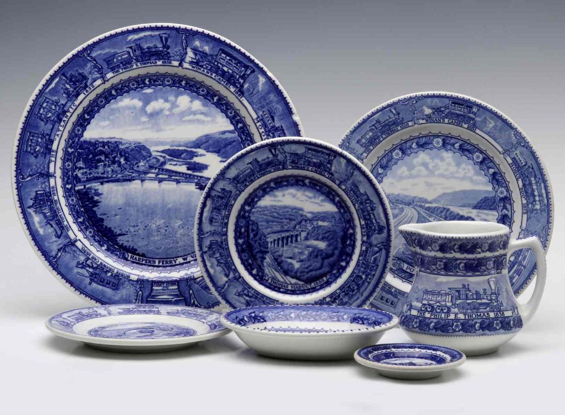 BALTIMORE & OHIO RAILROAD CENTENARY PATTERN CHINA (1 of 15)