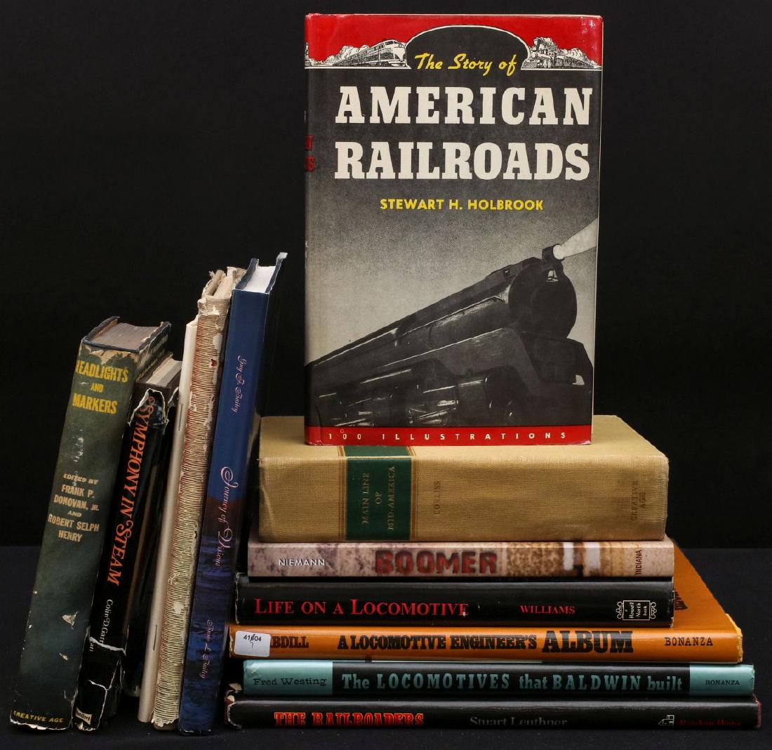 HISTORICAL RAILROAD BOOK LOT WITH TWELVE VOLUMES (1 of 1)