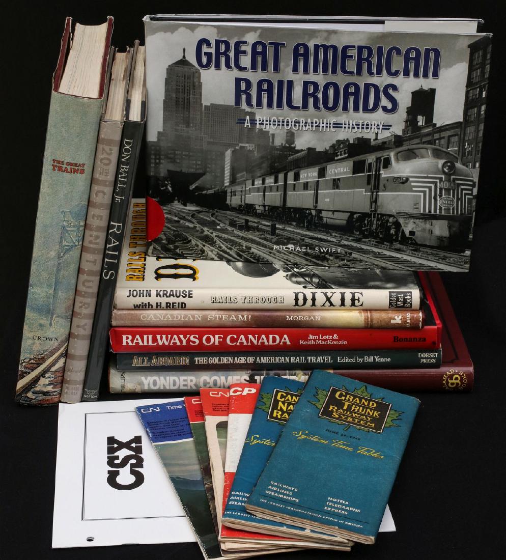 HISTORICAL RAILROAD BOOK LOT WITH TEN VOLUMES (1 of 1)
