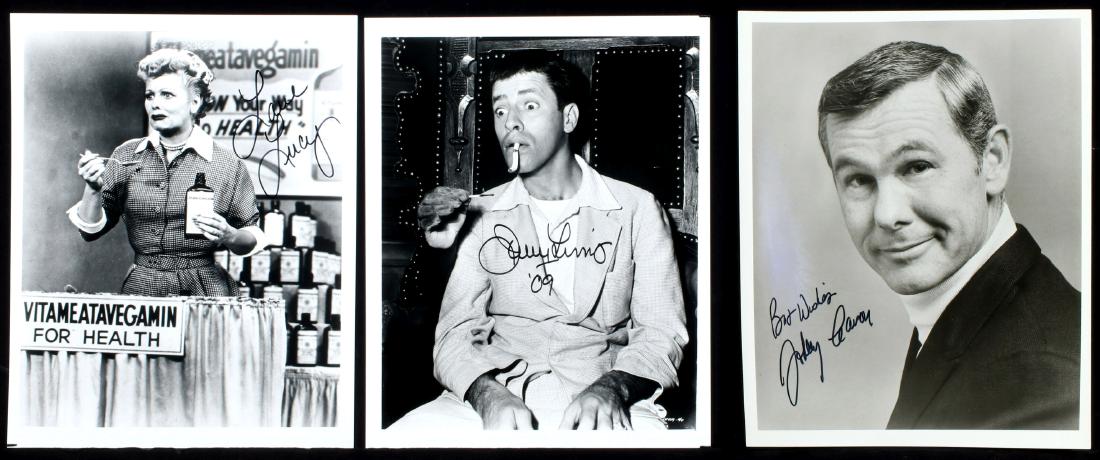 CLASSIC TV PERSONALITIES SIGNED 8 X 10 PHOTOS (1 of 9)