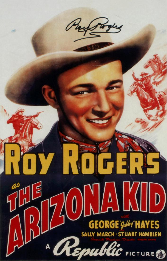 ROY ROGERS (1911-1998) SIGNED LOBBY CARD (1 of 14)