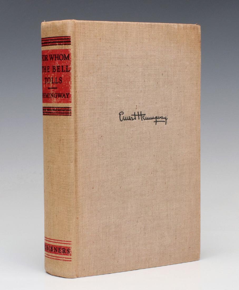 HEMINGWAY ... The BELL TOLLS, INSCRIBED TO WILLKIE (1 of 12)