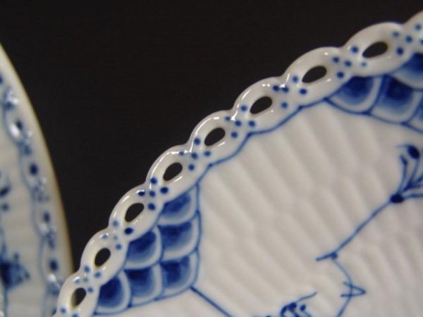 ROYAL COPENHAGEN BLUE FLUTED FULL LACE FINE CHINA - 4