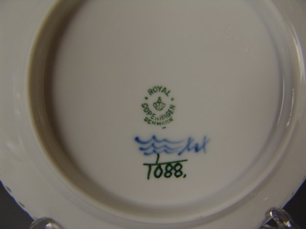 ROYAL COPENHAGEN BLUE FLUTED FULL LACE FINE CHINA - 7