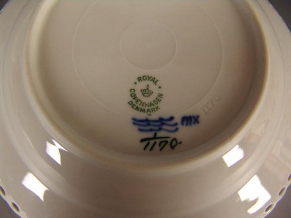ROYAL COPENHAGEN BLUE FLUTED FULL LACE FINE CHINA - 8