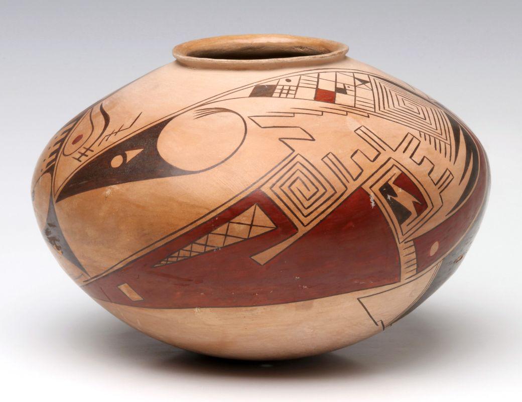 A LATE 20TH C. POTTERY VESSEL MANNER OF CASAS GRANDES (1 of 13)