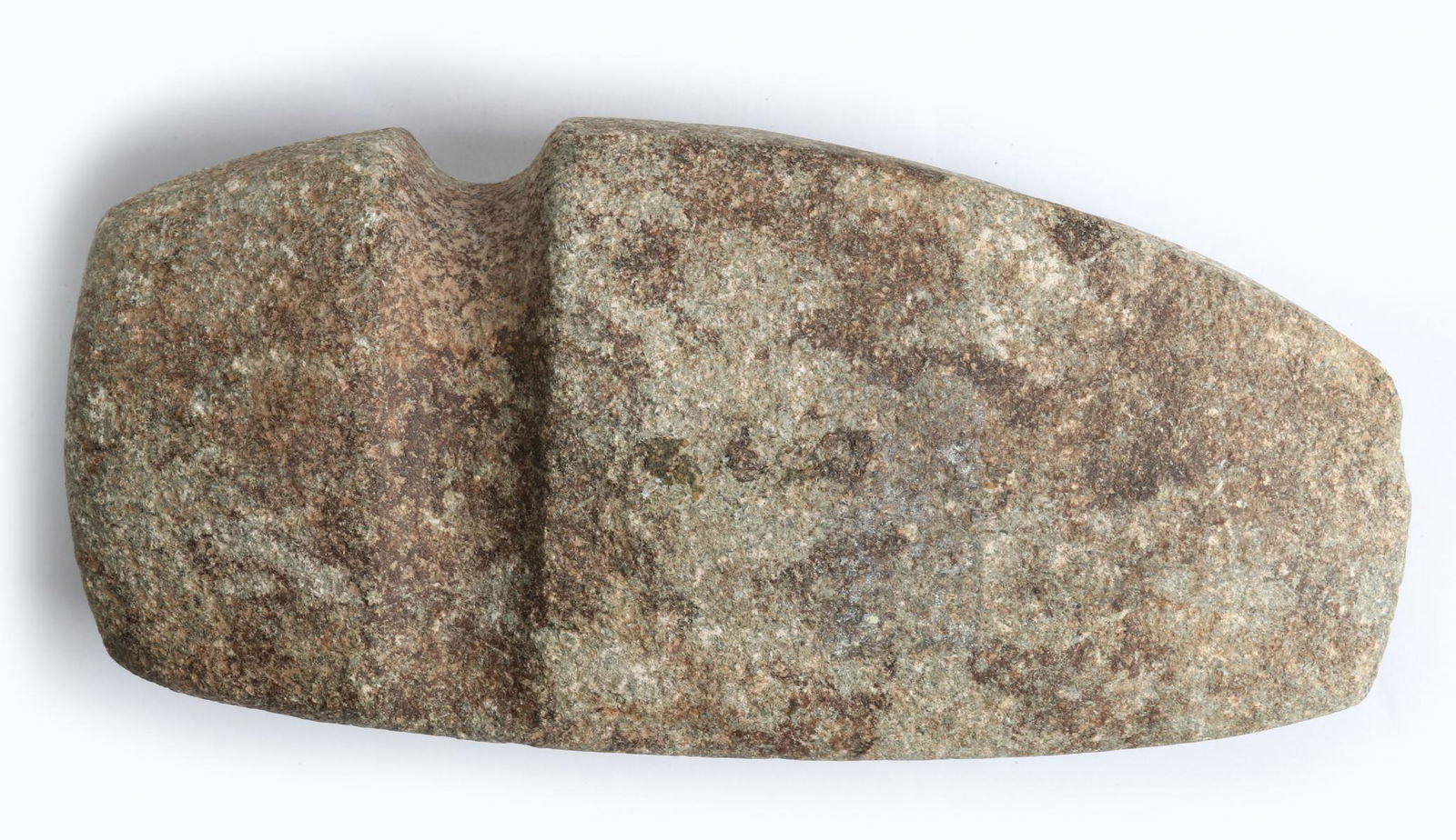 A 10-INCH 3/4 GROOVE NATIVE AMERICAN STONE AX HEAD (1 of 9)