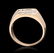 A GENT'S 14K GOLD, EMERALD AND DIAMOND RING - 2