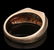 A GENT'S 14K GOLD, EMERALD AND DIAMOND RING - 3