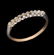 A GENT'S 14K GOLD, EMERALD AND DIAMOND RING - 5
