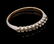 A GENT'S 14K GOLD, EMERALD AND DIAMOND RING - 6