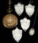 ESTATE JEWELRY, MEDALS, CHARM BRACELET, POCKET WATCH - 7