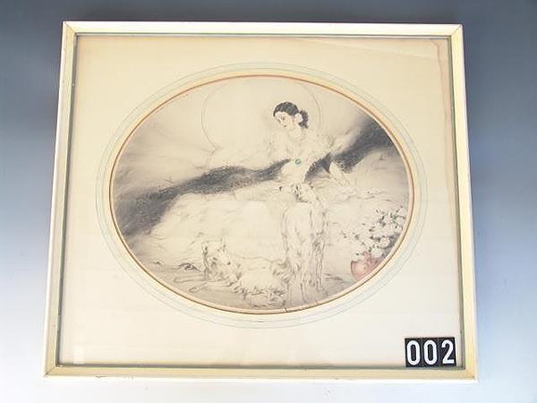 ORIGINAL PENCIL SIGNED ETCHING BY LOUIS ICART (Frenc