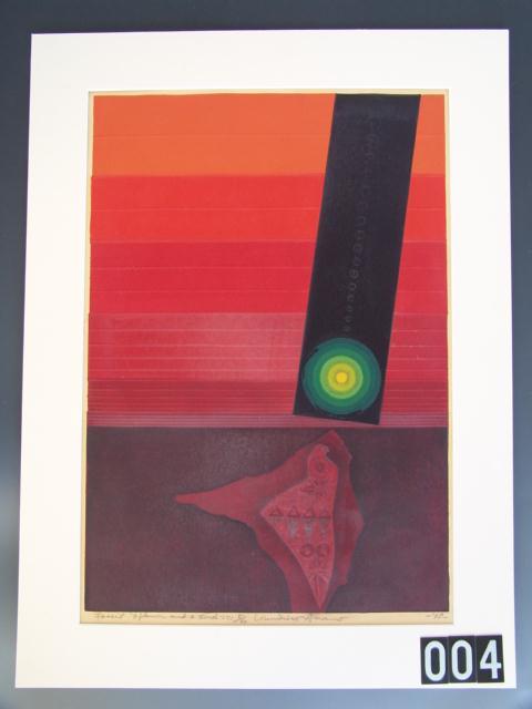 COLOR LITHOGRAPH BY KUNIHIRO AMAND (1929- )
