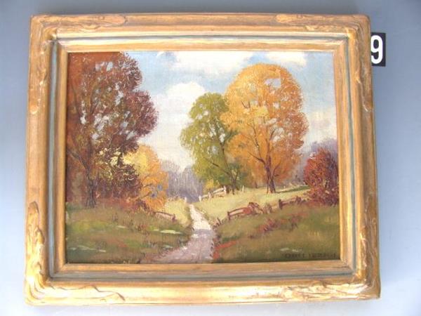 OIL ON CANVAS SIGNED ERNEST T. FREDERICKS, KANSAS &