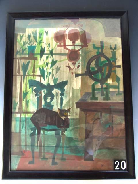 CASEIN PAINTING ON BOARD BY KCAI INSTRUCTOR GORDON