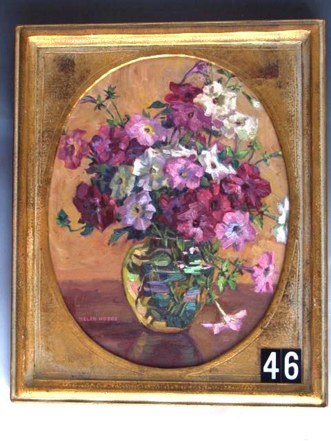 OIL ON BOARD BY TOPEKA KANSAS ARTIST HELEN HODGE (1