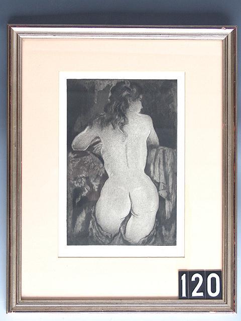 EMIL GANSO (1895-1941) PENCIL SIGNED ETCHING