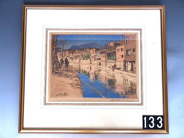 COLOR ETCHING BY ROOKWOOD ARTIST EDWARD HURLEY
