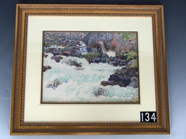 1922 WATERCOLOR BY JOSEPH OLAF OLSON (1894-1979)