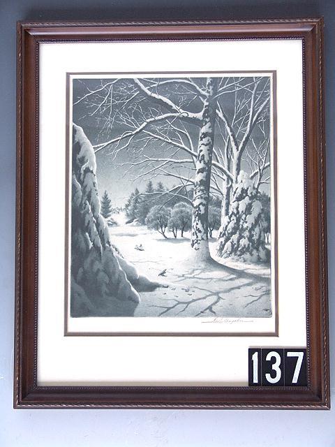 SAMUEL L MARGOLIES (1898-1974) PENCIL SIGNED ETCHI