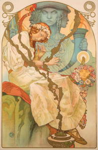 ALPHONSE MUCHA POSTER FOR THE SLAV EPIC EXHIBITION 1930