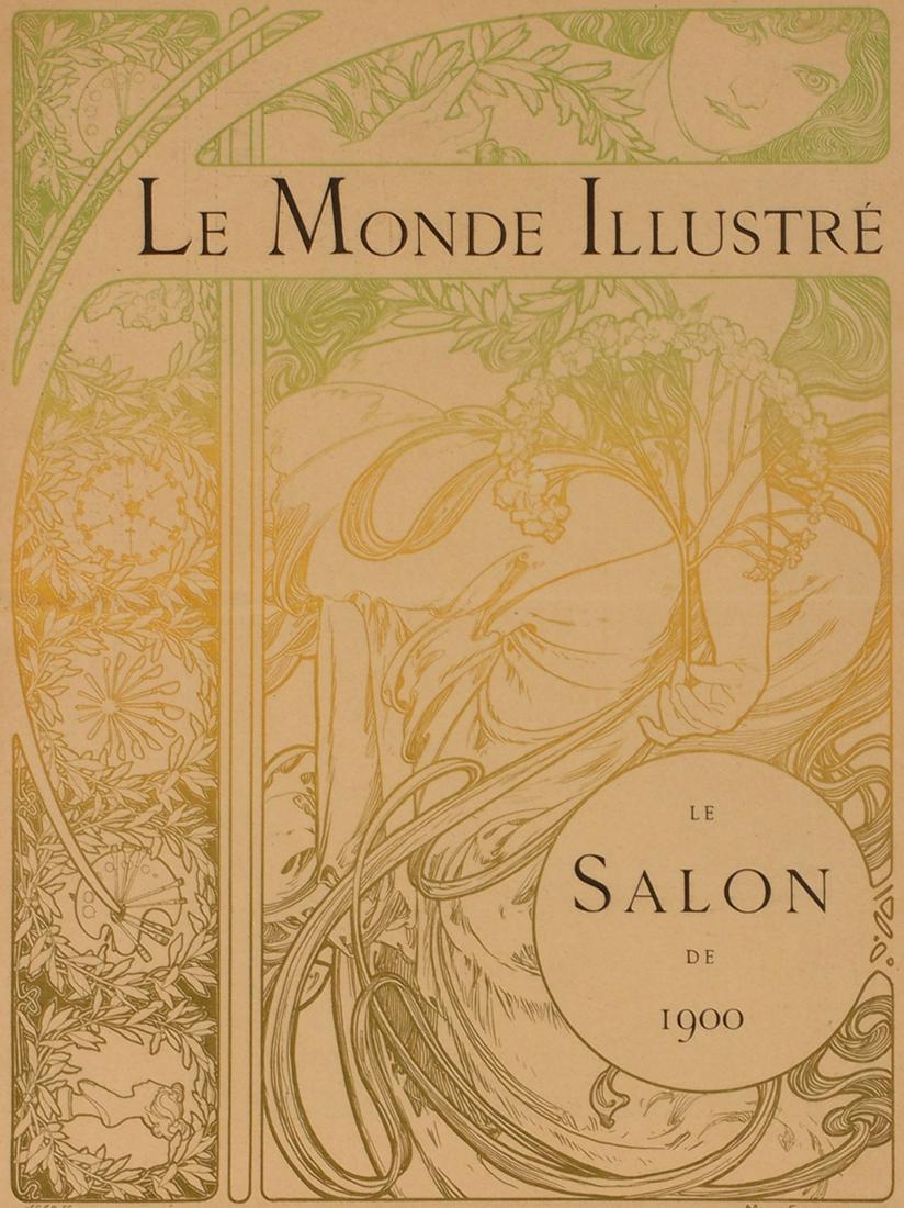 ALPHONSE MUCHA ILLUSTRATED COVER FOR LE MONDE ILLUSTRE (1 of 12)