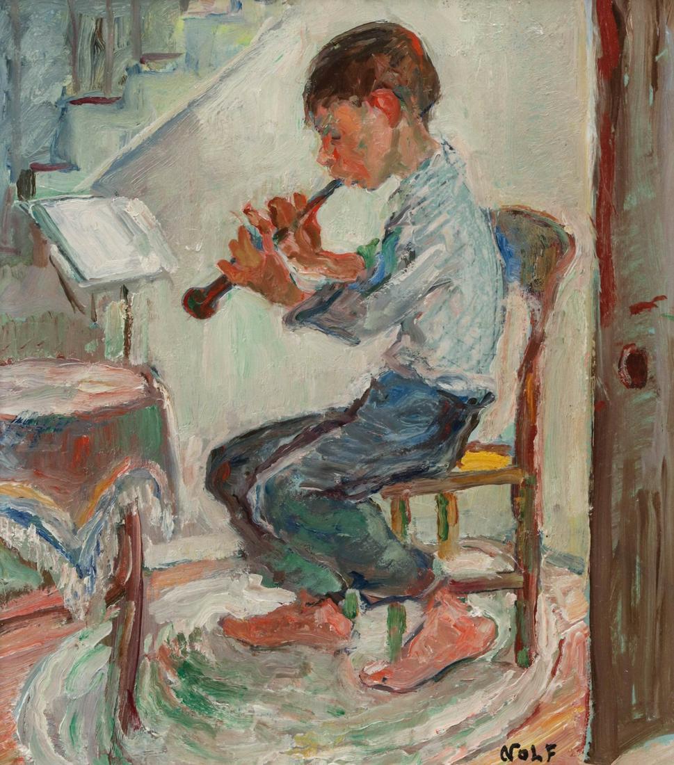 JOHN THOMAS NOLF (1872-1950) OIL ON BOARD (1 of 13)