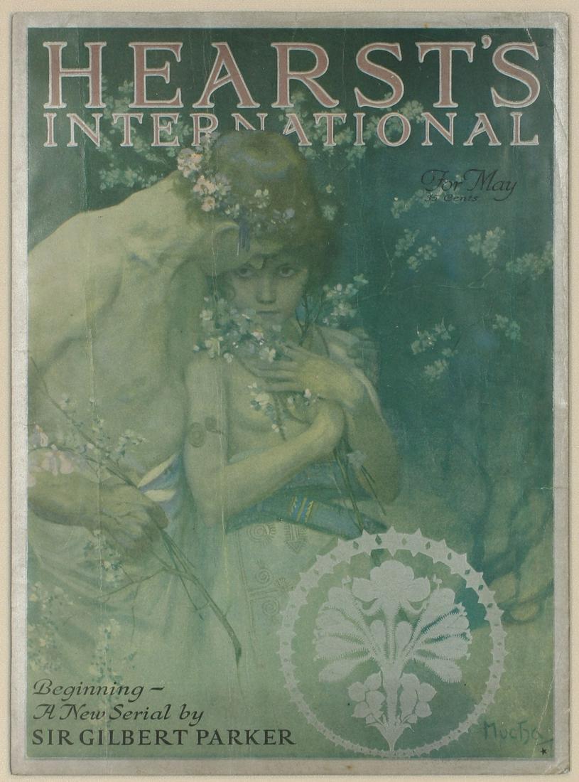 ALPHONSE MUCHA COVER ILLUSTRATION FOR HEARST'S MAGAZINE (1 of 9)