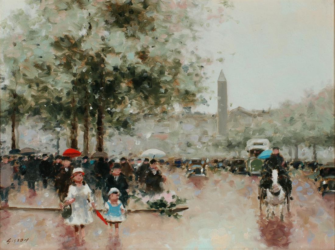 ANDRE GISSON (1921-2003) OIL ON CANVAS (1 of 10)