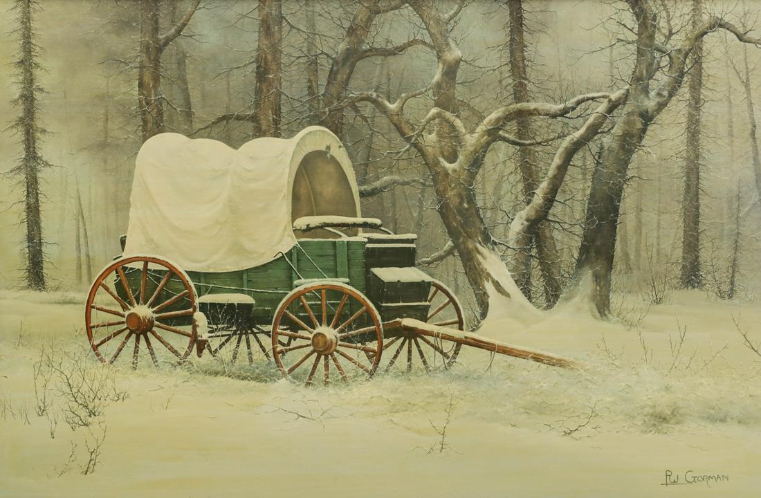 PATRICK WAYNE GORMAN (1929-2017) OIL ON ARTIST'S BOARD (1 of 14)