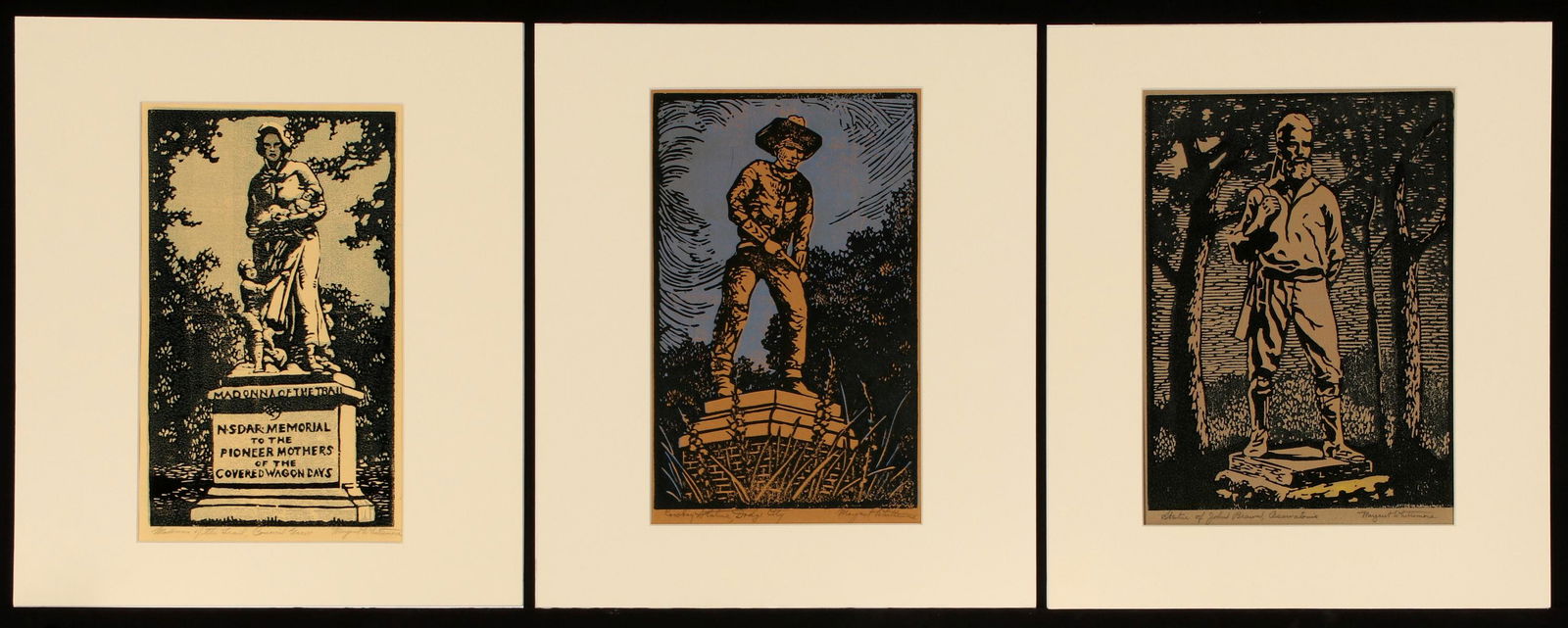 MARGARET WHITTEMORE (1897-1983) COLOR WOODBLOCK PRINTS (1 of 20)