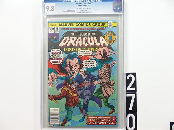 Estate Comic: Tomb of Dracula 53 (9.8 CGC)
