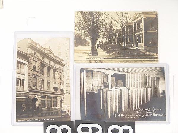 14 REAL PHOTO POST CARDS OF KANSAS CITY